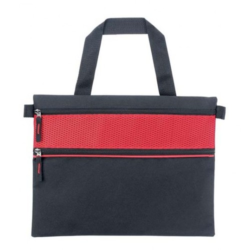 DOCUMENT-BAG BLACK/RED DOCUMENT-BAG BLACK/RED
