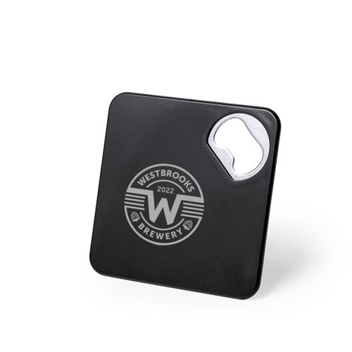 Coaster with Bottle Opener