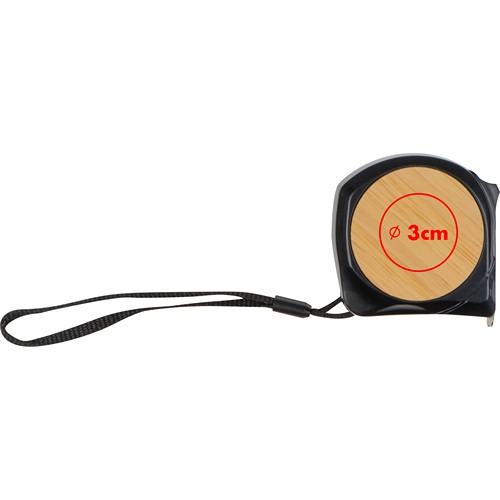 Mètre ruban avec application en bambou