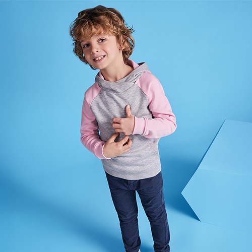 Sudadera bicolor unisex BADET