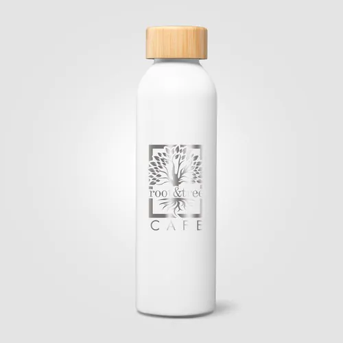 Gourde Eden en aluminium avec couvercle en bambou – 590 ml Gourde Eden en aluminium avec couvercle en bambou – 590 ml
