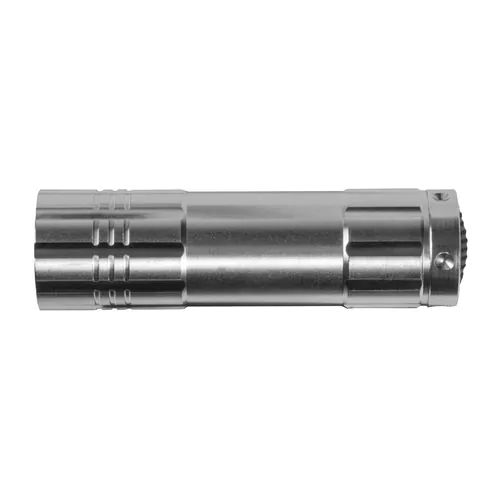 Aluminium COB LED (Chip On Board) torch with string (batteries NOT included)