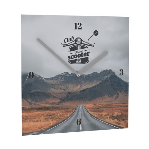 Horae Wall Clock Square 240 x 240 mm, Silver Clock Hands Horae Wall Clock Square 240 x 240 mm, Silver Clock Hands