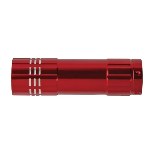 Aluminium COB LED (Chip On Board) torch with string (batteries NOT included)