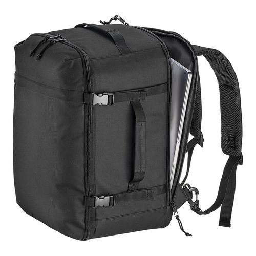 Travel backpack with laptop compartment 15 inch in 600D polyester Travel backpack with laptop compartment 15 inch in 600D polyester