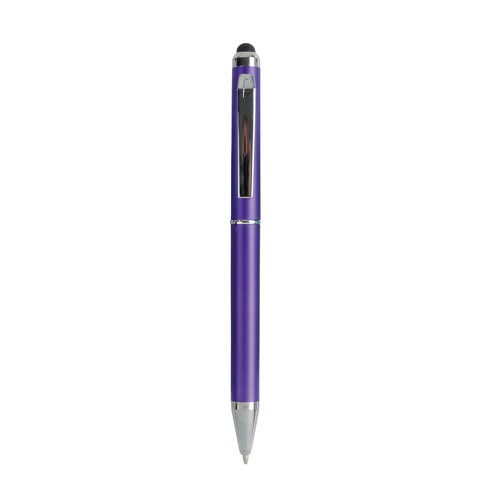 Penna twist in plastica con gommino per touch screen Penna twist in plastica con gommino per touch screen