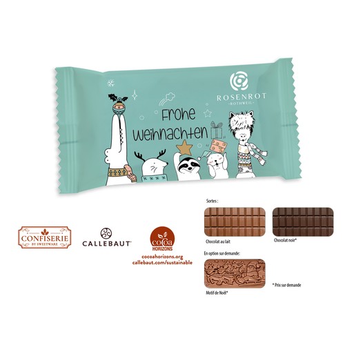 Chocolate 100 g Bar flowpack, Callebaut Milk Chocolate