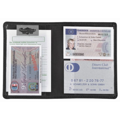CreativDesign® Ausweistasche "129 Select" schwarz