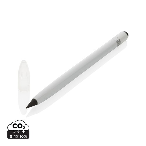 Aluminium inkless pen with eraser Aluminium inkless pen with eraser