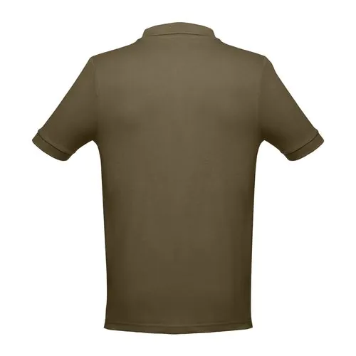 THC ADAM. Polo da uomo in cotone a maniche corte THC ADAM. Polo da uomo in cotone a maniche corte