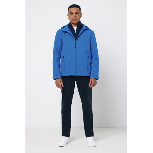 IQONIQ Makalu men recycled polyester soft shell jacket