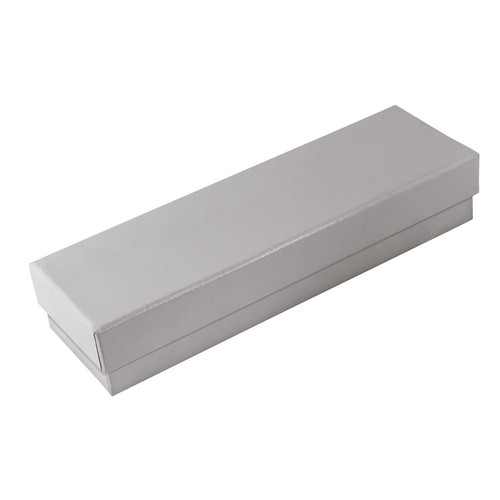 BOITE ARGENT 55x180 h35mm - sans stylo