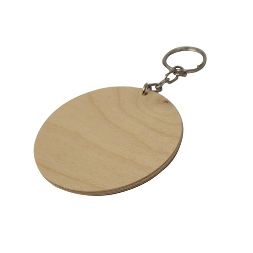 WOODEN KEYRING WITH CUSTOMIZABLE CHAIN WOODEN KEYRING WITH CUSTOMIZABLE CHAIN
