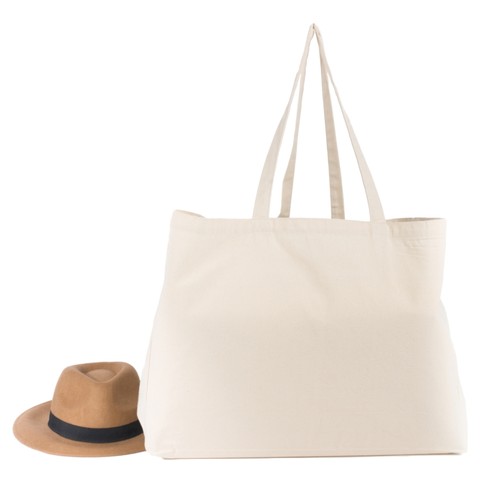 Cabas coton BAHIA 230 - écru Cabas coton BAHIA 230 - écru