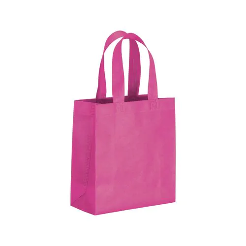 80 g/m2 non-woven fabric mini shopping bag with gusset and short handles 80 g/m2 non-woven fabric mini shopping bag with gusset and short handles
