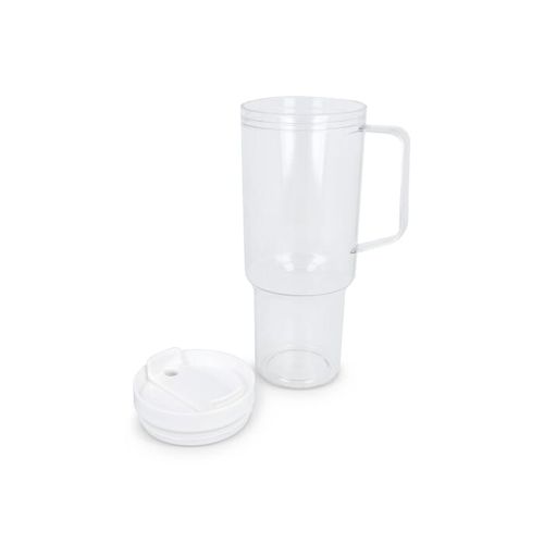 Taza Miami con asa transparente 1,2 L R-PET