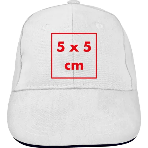 6-panel sandwich baseball cap
