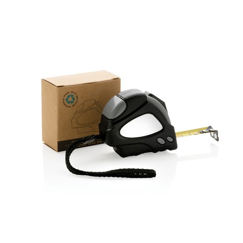 Flexómetro auto stop RCS plástico reciclado 3m/16mm