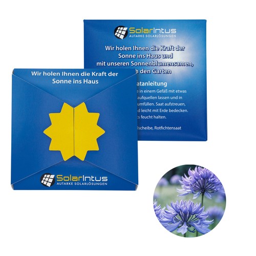 Closure – Star Seed Card - Cornflower Closure – Star Seed Card - Cornflower