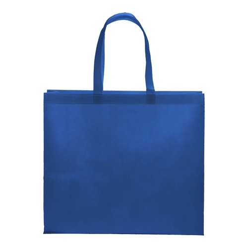 80 g/ m2 R-pet heat-sealed shopping bag with gusset