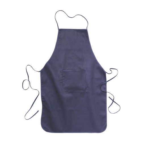 30% cotton/70% polyester (180 g/m2) long cooking apron with front pocket, 60 x 92 cm 30% cotton/70% polyester (180 g/m2) long cooking apron with front pocket, 60 x 92 cm