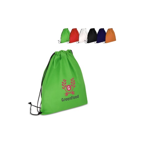 R-PET Drawstring bag non-woven 38 x 42cm 75g/m² R-PET Drawstring bag non-woven 38 x 42cm 75g/m²