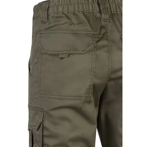 VL LUGH. Pantalon stretch, multipoches (240g/m²) en coton (46%), EME (38%) et polyester (16%) VL LUGH. Pantalon stretch, multipoches (240g/m²) en coton (46%), EME (38%) et polyester (16%)