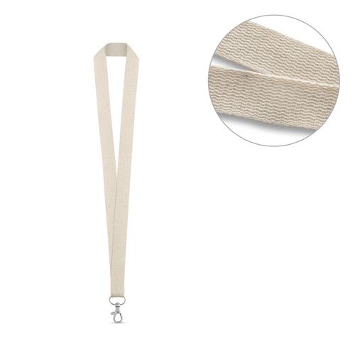 HEATHROW. 100% cotton lanyard HEATHROW. 100% cotton lanyard