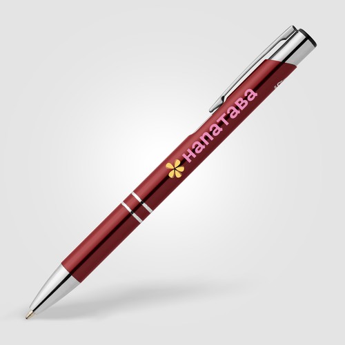 Stylo Tres-Chic en aluminium recyclé avec finition chrome métallique