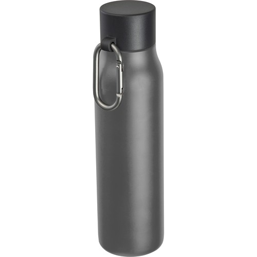 Dubbelwandige drinkfles met karabijnhaak, 600 ml Dubbelwandige drinkfles met karabijnhaak, 600 ml