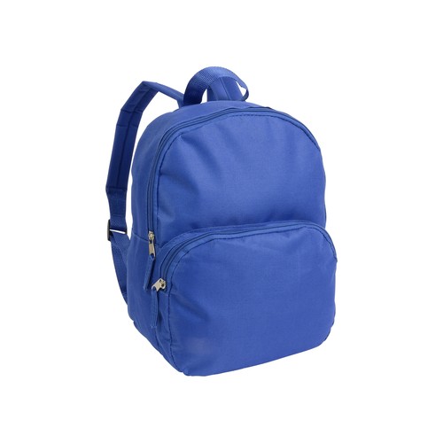 Mini sac à dos en polyester 600D avec 2 poches. Epaules réglables et dos renforcé Mini sac à dos en polyester 600D avec 2 poches. Epaules réglables et dos renforcé