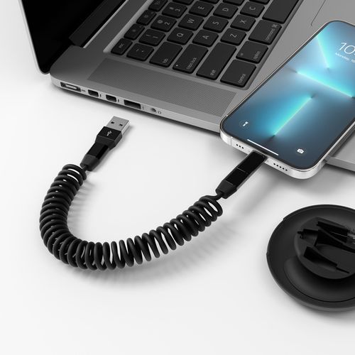 allroundo® eco 6-in-1 fast charging cable. rABS. Supplied inside organizer.
