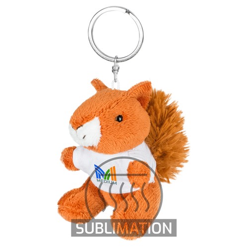 Écureuil en peluche, porte-clés | Ginny