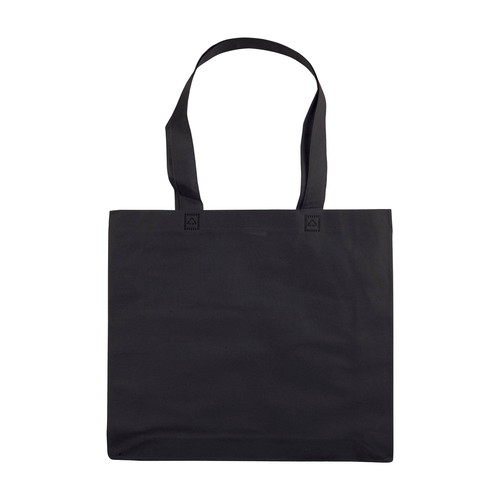 Bolsa de tejido sin tejer termosoldado, asas largas y fuelle Bolsa de tejido sin tejer termosoldado, asas largas y fuelle