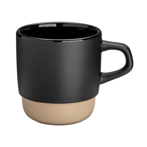 320 ml ceramic mug. Stackable. With matte exterior and glossy interior 320 ml ceramic mug. Stackable. With matte exterior and glossy interior