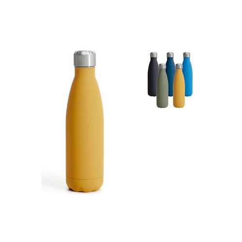 Sagaform Nils stalen fles Rubber 500ml