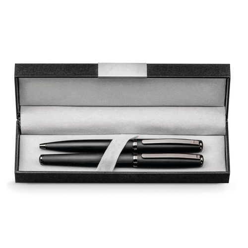 IMPERIO. Metal rollerball and ballpoint set with twist mechanism IMPERIO. Metal rollerball and ballpoint set with twist mechanism