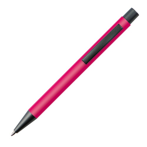 Plastic ballpoint pen with metal clip Plastic ballpoint pen with metal clip