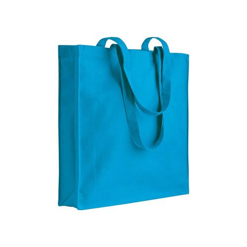 220 g/m2 cotton shopping bag, long handles and gusset