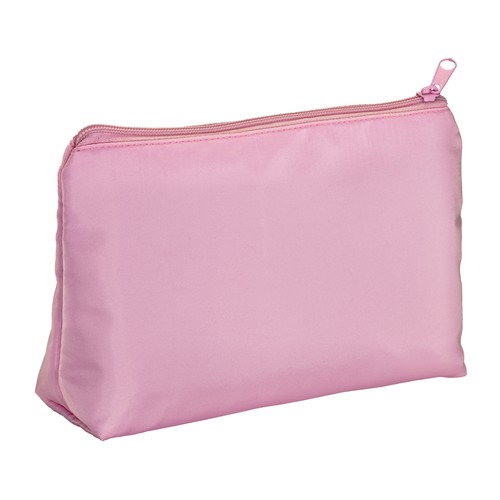 Soft polyester beauty case. Zipper closure and inner lining Soft polyester beauty case. Zipper closure and inner lining