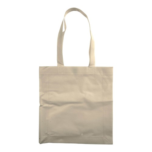 Stitched 80 g/m2 non-woven fabric shopping bag, long handles