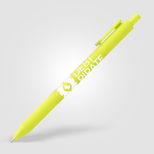 Bloom Recycled Plastic Retractable Soft Touch Pen Bloom Recycled Plastic Retractable Soft Touch Pen