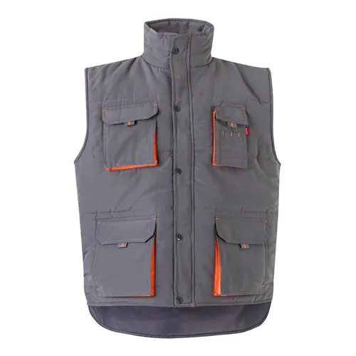 VL NERGAL. Padded vest, two-tone, multi-pocket (120g/m²), in polyester (100%) VL NERGAL. Padded vest, two-tone, multi-pocket (120g/m²), in polyester (100%)