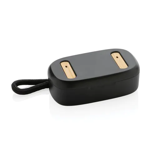 Auriculares TWS de plástico reciclado RCS y bambú Auriculares TWS de plástico reciclado RCS y bambú