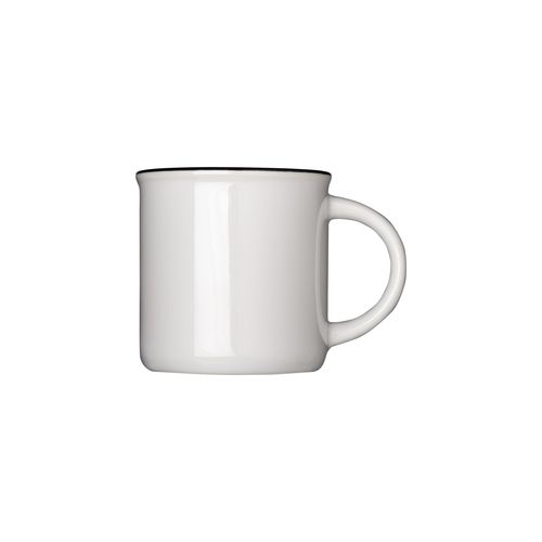 240 ml Vintage-Keramikbecher mit Sublimationsbeschichtung und farbigem Rand 240 ml Vintage-Keramikbecher mit Sublimationsbeschichtung und farbigem Rand