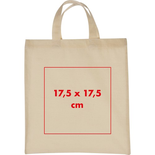 Borsa in cotone con manici corti KERSTIN Borsa in cotone con manici corti KERSTIN