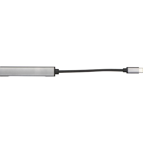 Hub usb realizzato in alluminio riciclato HILDEGARDA