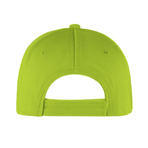 CASQUETTE GOLF 5 PANNEAUX AVEC COULEURS FLUORESCENTES EN 100% POLYESTER
