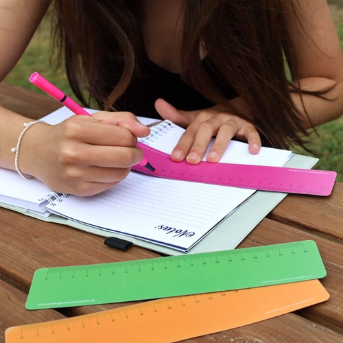 RULER 20CM PP 2 SIDES CUSTOMIZABLE