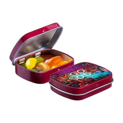 Mini boîte à charnière avec bonbons